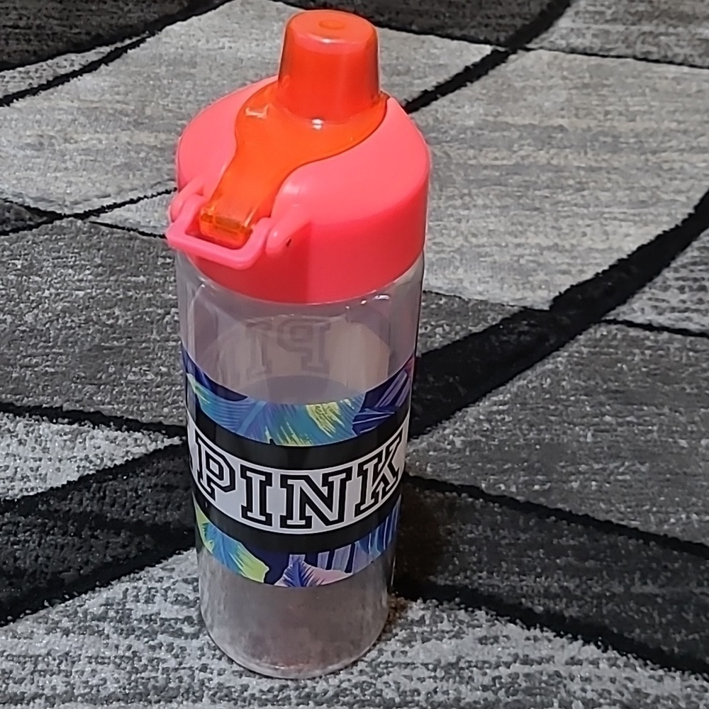 VS PINK TROPICAL PRINT PINK COLLEGIATE THERMO WATER BOTTLE